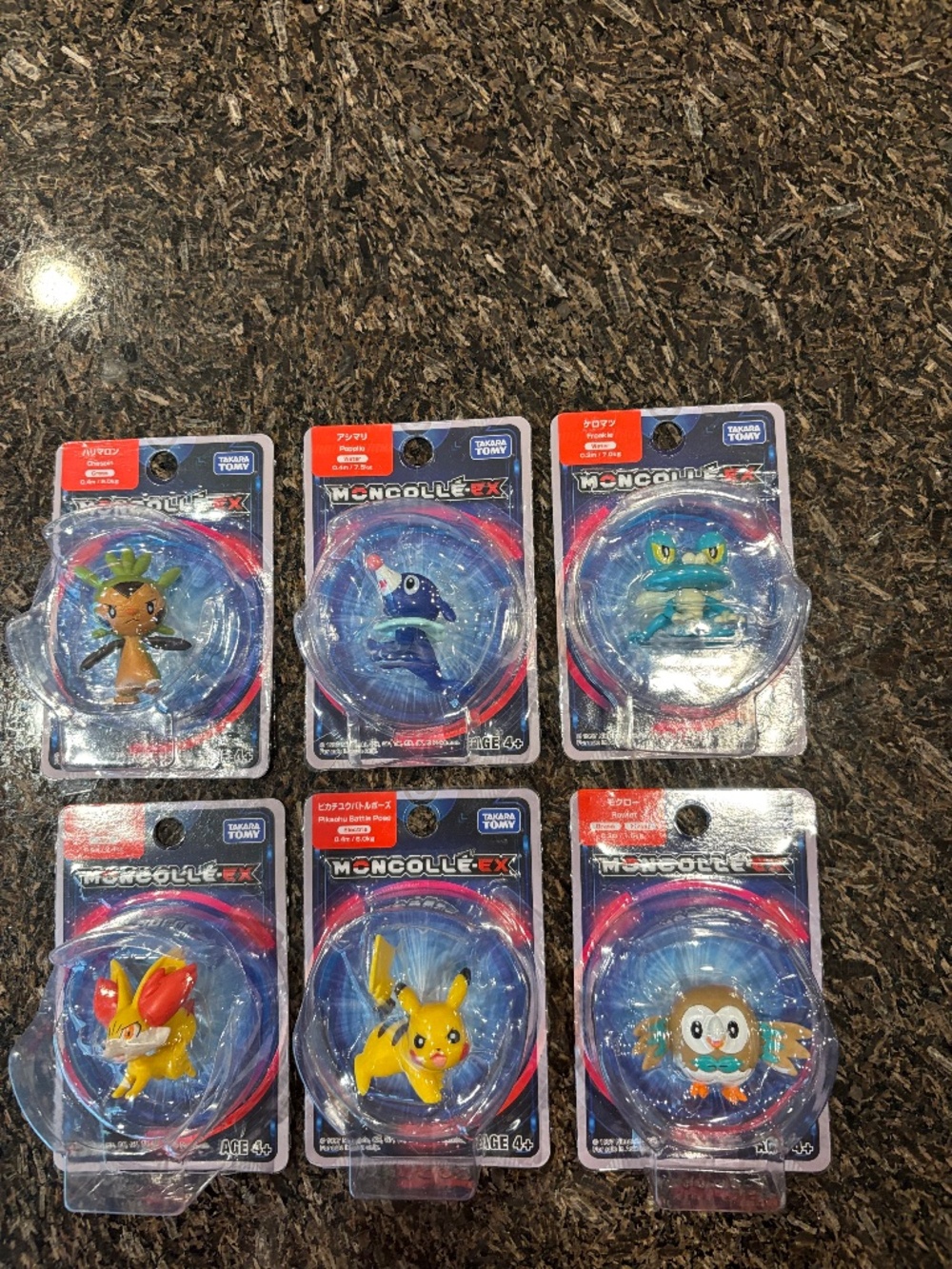 Pokemon Monocle Ex Takara Tomy Lot of 6 Sealed